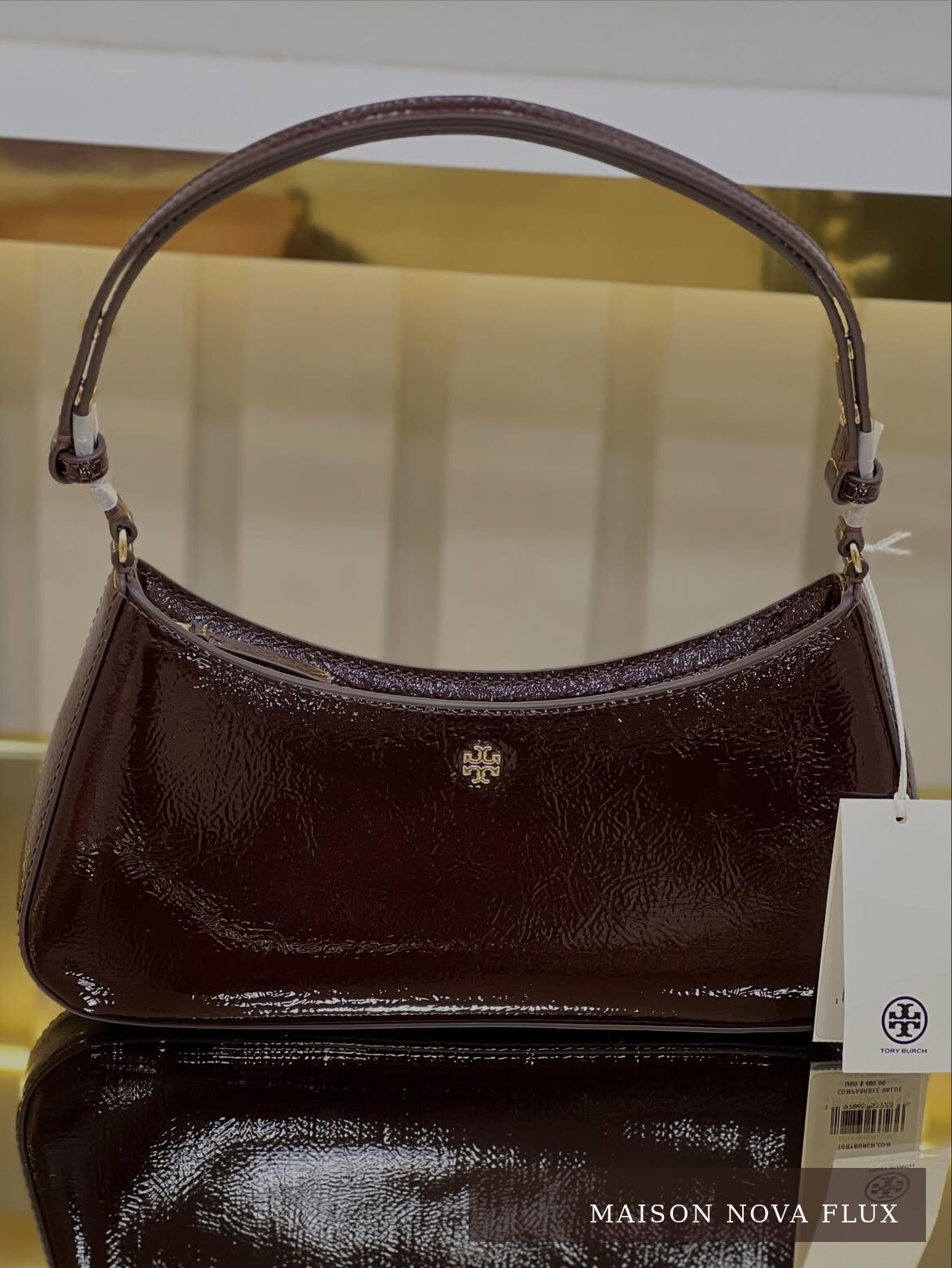 Chocolate Crescent Shoulder Bag