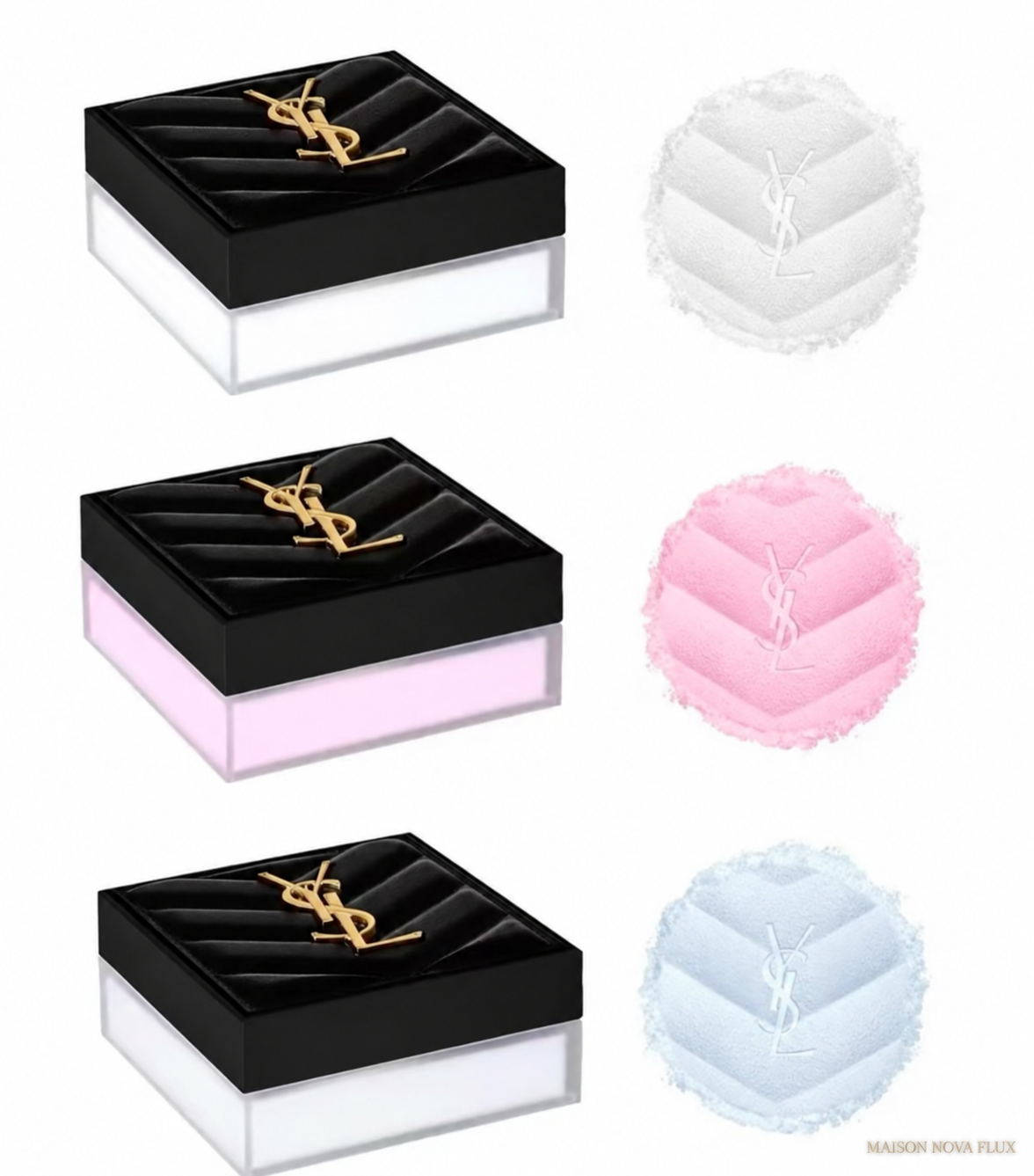 YSL All Hours Hyper Blur Loose Powder Trio