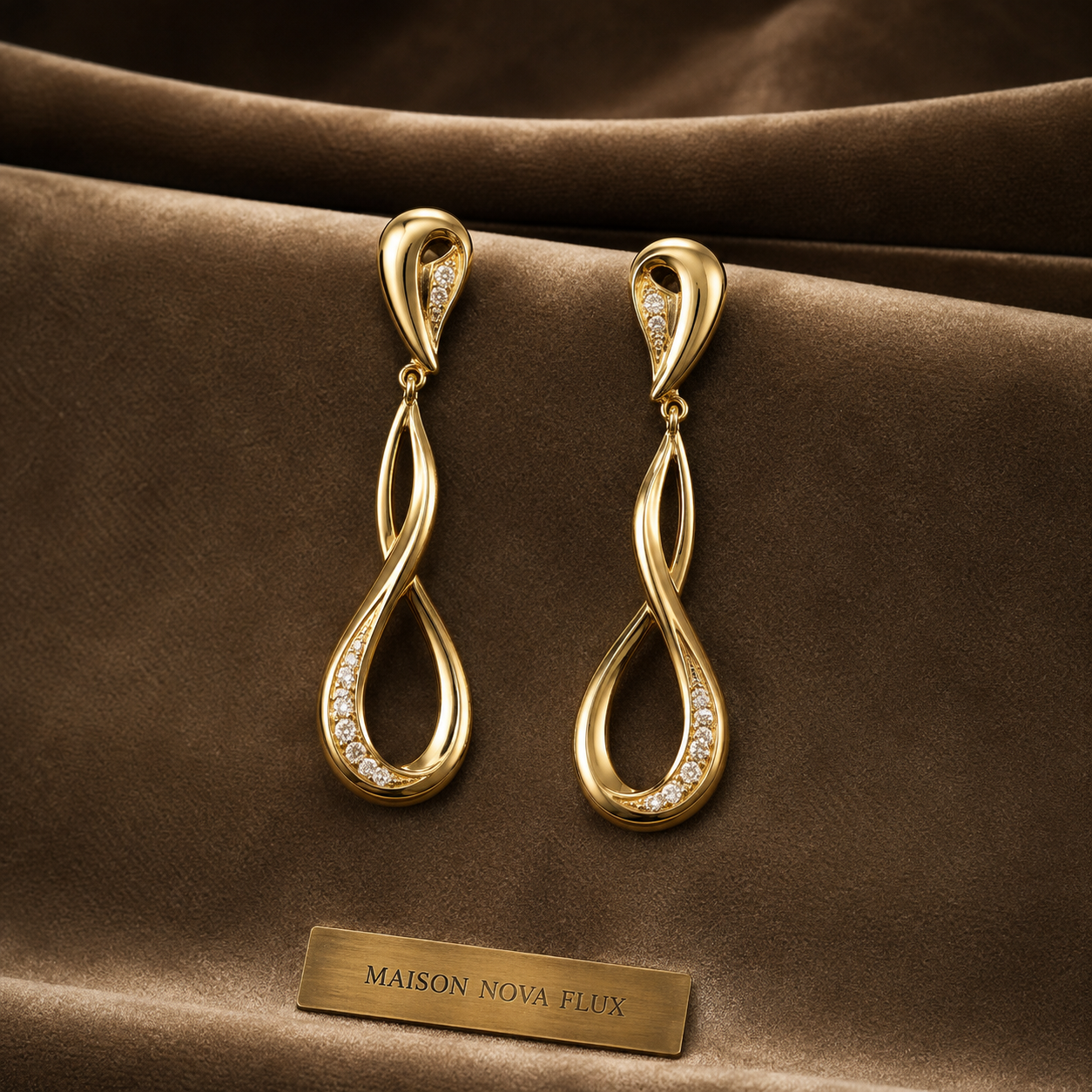 Aurora Gold Drop Earrings