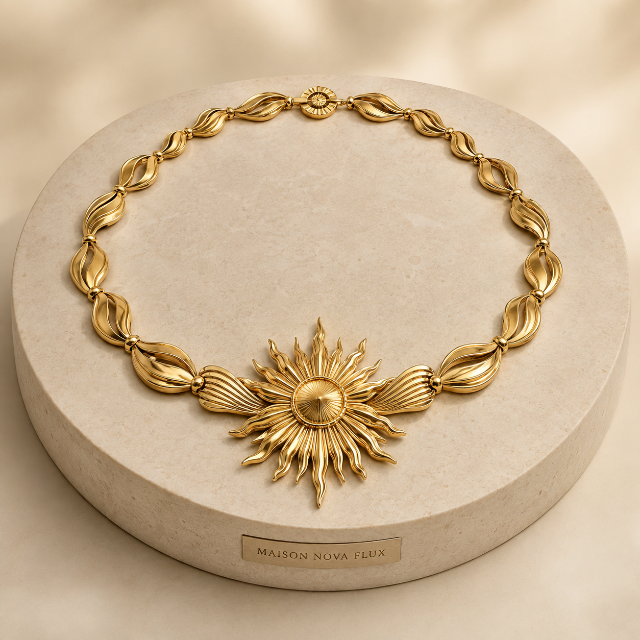 Imperial Sun Gold Necklace